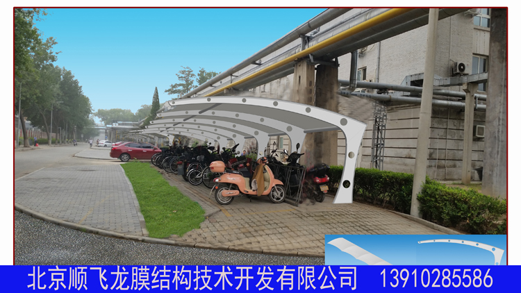 PVDF膜結構車棚也需要溫柔呵護