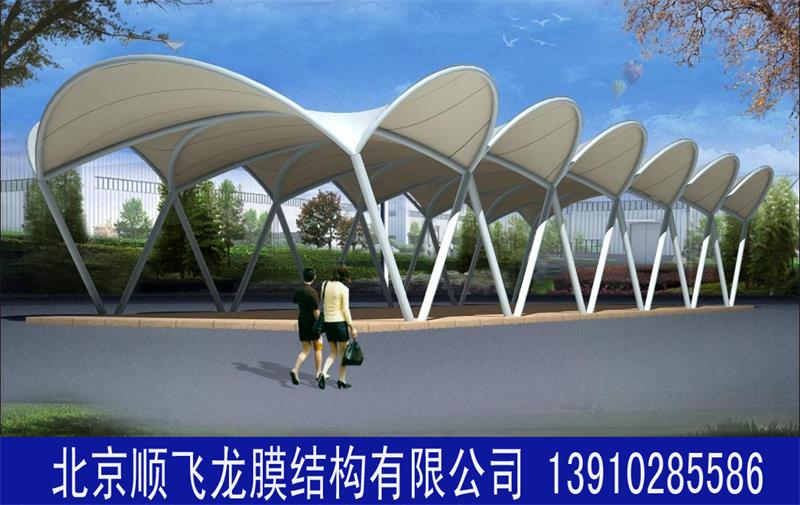 西安農(nóng)貿(mào)廣場(chǎng)長(zhǎng)廊膜結(jié)構(gòu)工程